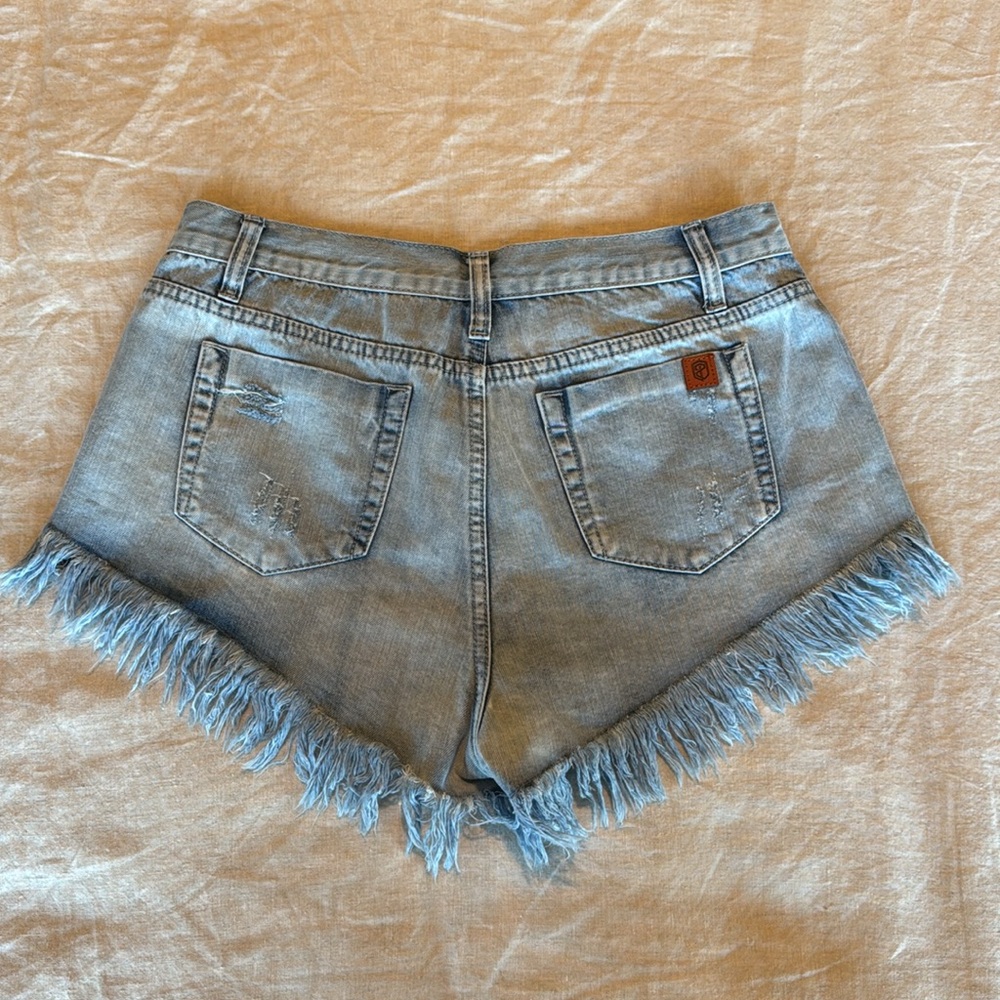 Born Primitive CHEEKY FREEDOM JEAN SHORTS jorts